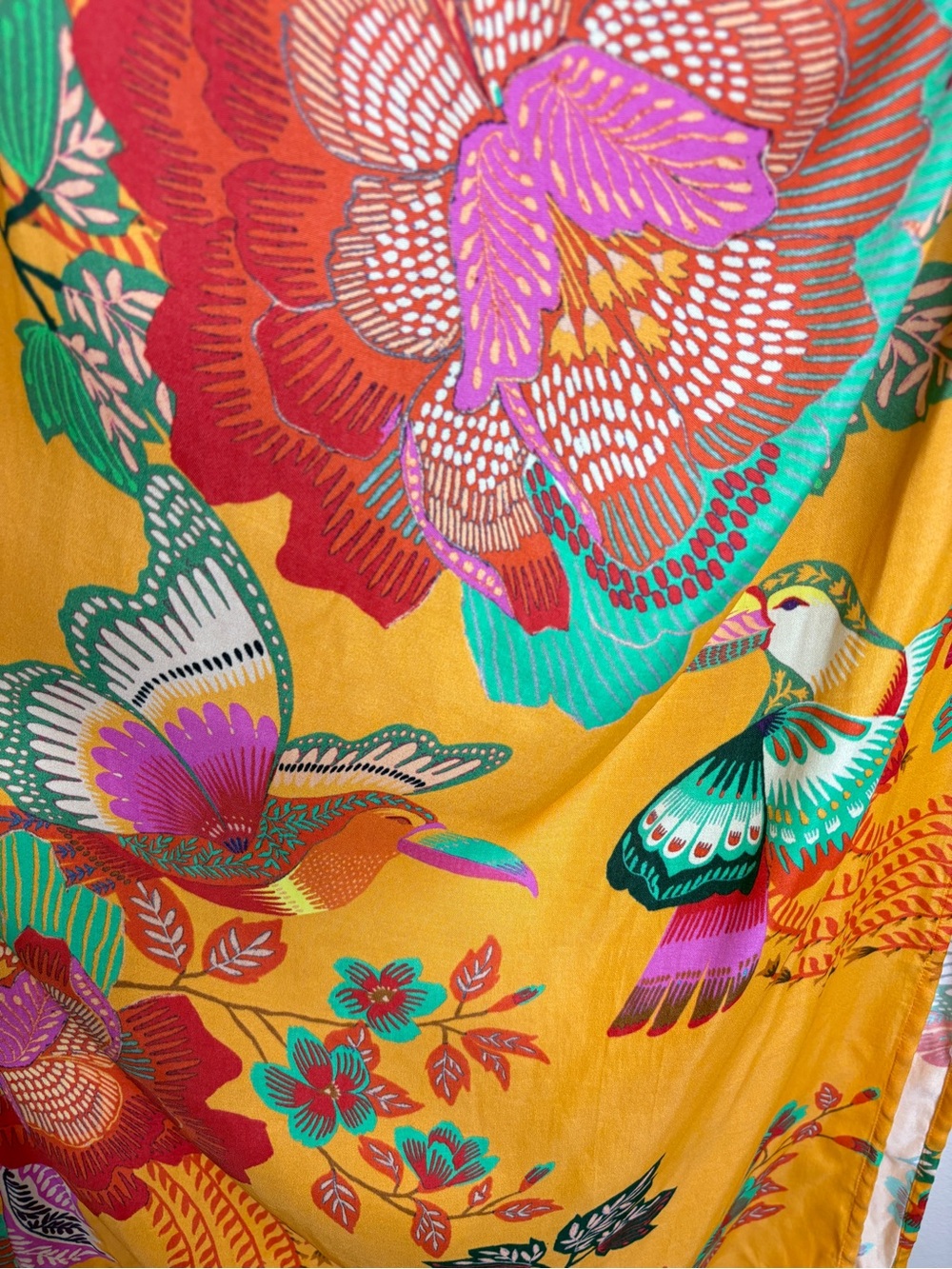 Farm Rio x Anthropologie Single-Shoulder Printed Maxi Dress - Picture 5 of 14
